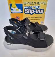 صندل مردانه اسکیچرز هندزفری Skechers Slip-ins 229210-BKGY 